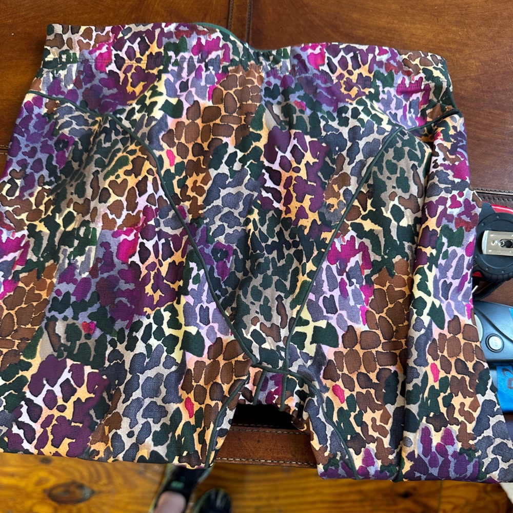 Adam Selman Sport leopard print yoga pants leggings
